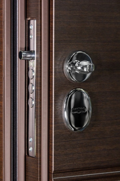 Дверь входная Булат Гарант 514 венге горизонт темный 2050x850 мм левая