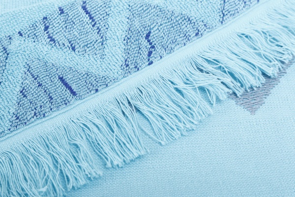 Рушник пляжний ZIGZAG 80x180 см бірюзовий Homeline 