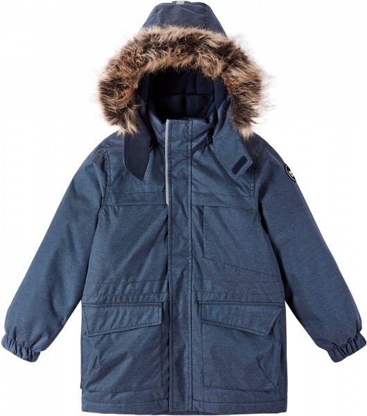 Куртка-парка для мальчиков Lassie Sachka р.128 темно-синий 7100005A 