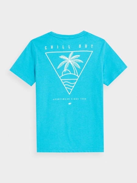 Футболка 4F 4FJSS23TTSHM286-35S р.140 бірюзовий