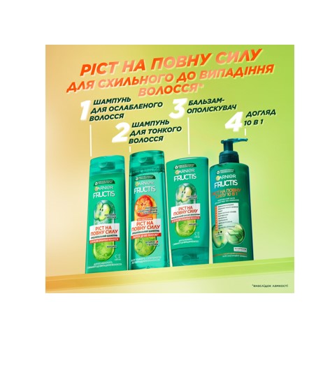 Шампунь Garnier Fructis Рост На Полную Силу 400 мл
