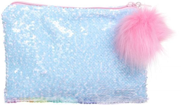 Пенал шкільний Паєтки радуга 21x15 см MF988928-4