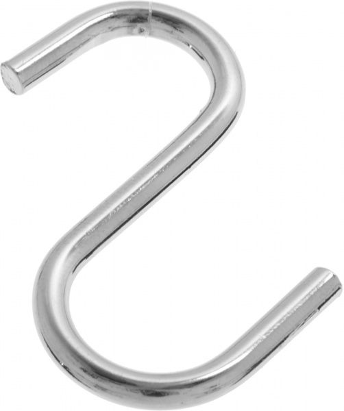 Крючок для рейлинга 6х3 см хром