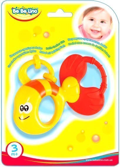 Брязкальце-прорізувач Bebelino Рибка