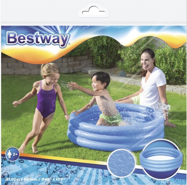 Бассейн надувной Bestway Play Pool 102х25 см синий