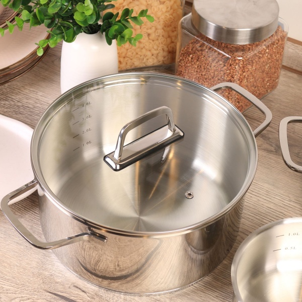 Набор кастрюль Grace 6 предметов Flamberg Premium