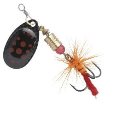 Блесна-вертушка Fishing ROI 3 г Aglia Fly 1922 black green
