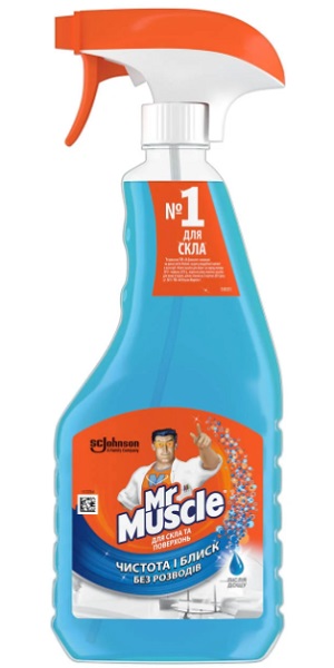 Средство моющее для стекла и зеркал Mr.Muscle 0,5л