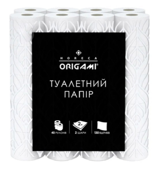 Туалетний папір Origami Horeca двошаровий 40 шт.