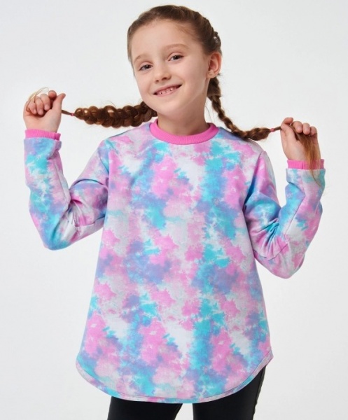 Джемпер для девочки Smil рисунок р.122 разноцветный 116556 