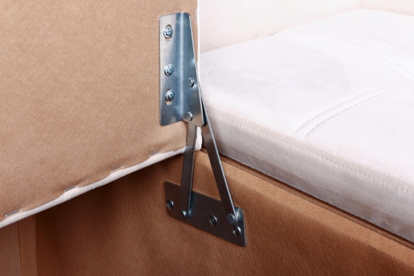 Уголок кухонный Атлант 1400х2000х910 мм без спального места жасмин 02 бежевый / бежевый 