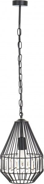 Люстра підвісна Vitaluce V4242-1/1S 1x60 Вт E27 чорний 