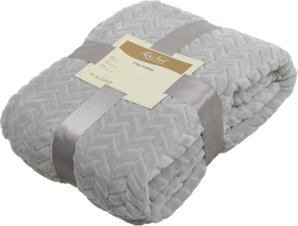 Плед Flannel Plush 200x220 см голубой La Nuit 