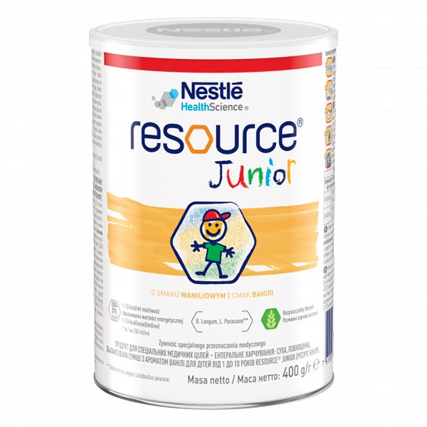Сухая молочная смесь Nestle Resource junior с ароматом ванили 400 г 7613033864919