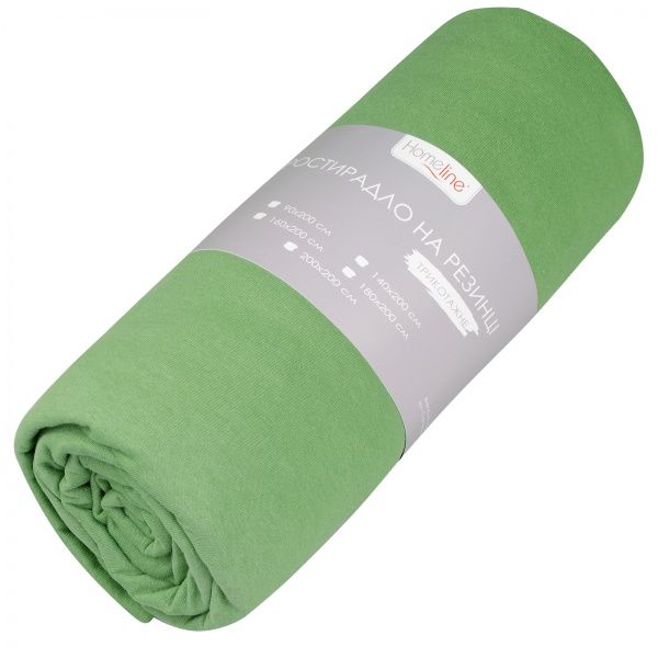 Простирадло Трикотажне 110 г/м2 160x200 см зелений Homeline 