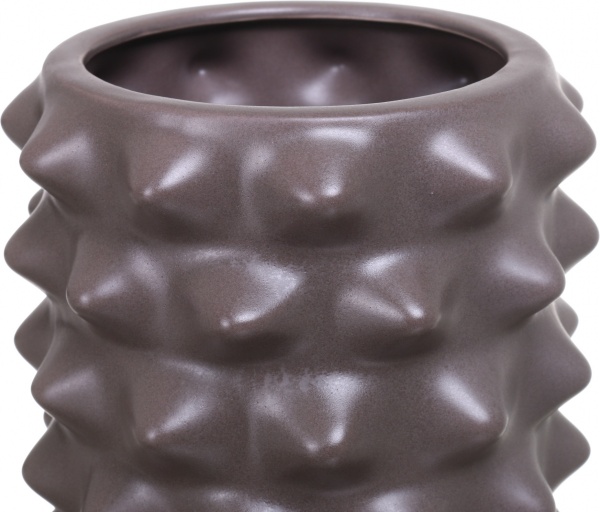 Ваза керамічна коричневий Сандвіка 16,5х34,5 см