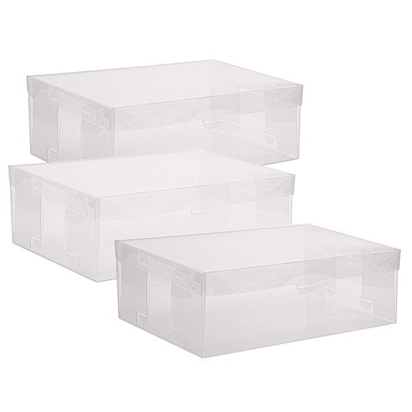 Набор контейнеров с кришкой Handy Home BOX-03 3 шт. белый 97x300x185 мм