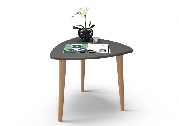 Стол журнальный Голд-1 антрацит 550x550x450мм Луч 