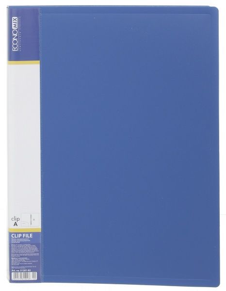 Скоросшиватель E31201 CLIP A с длинным прижимом цвет в ассортименте Economix
