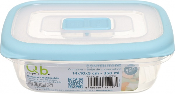 Контейнер с крышкой 14x10x5 см в ассортименте IRS13QB101 Eurogold