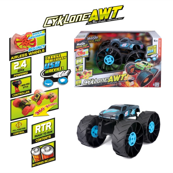 Автомодель на р/у Maisto Cyklone AWTв ассортименте 81796
