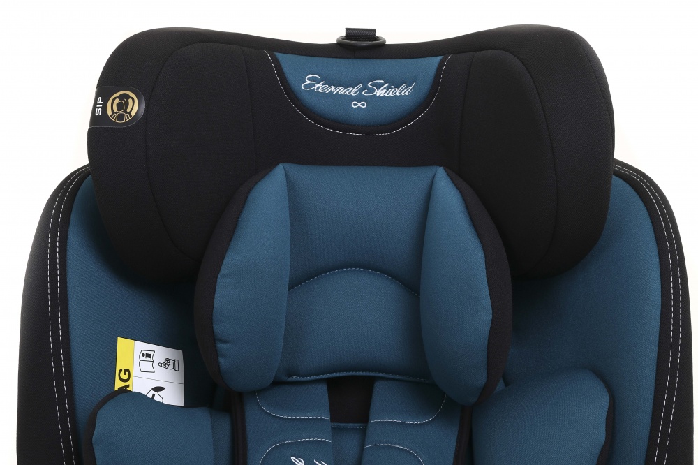 Автокрісло Eternal Shield Mokki Pro CC07-B з isofix синій із сірим