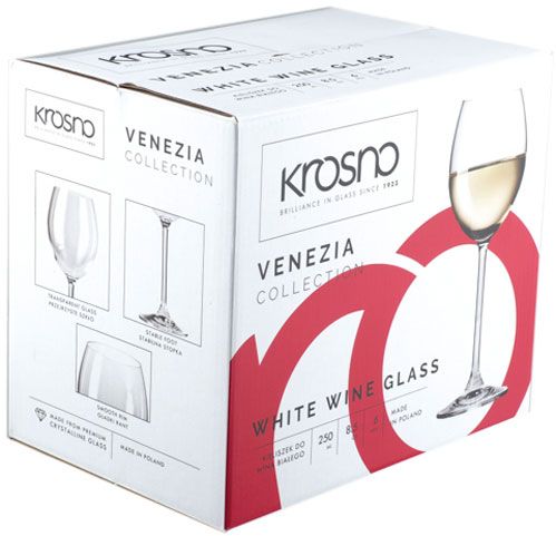 Набір бокалів для вина Venezia 250 мл 6 шт. F575413025058000 Krosno