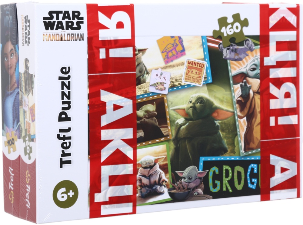 Набор пазлов Trefl (100 + 160 элементов) Пожелания и Грогу/Звездные Войны 16474/15411