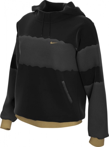Джемпер Nike W ICON CLSH FLC PO HD BV5358-010 р. S чорний