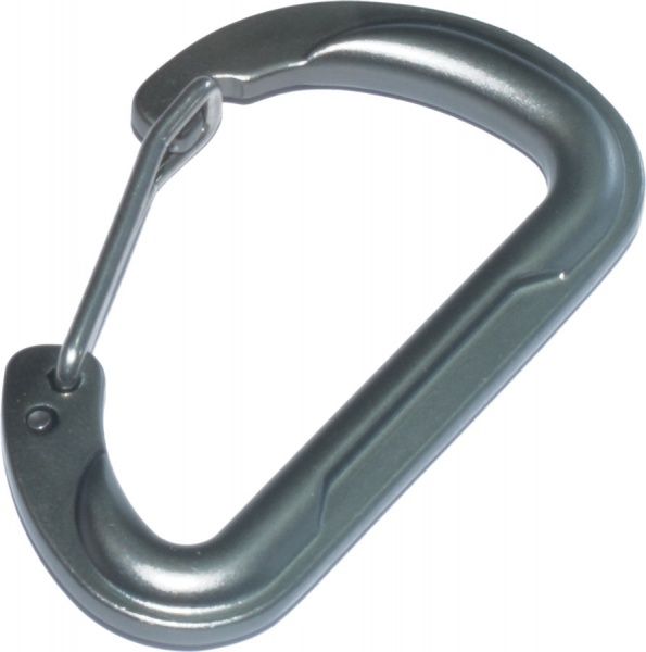 Карабин алюминиевый с рычагом 6x35x58