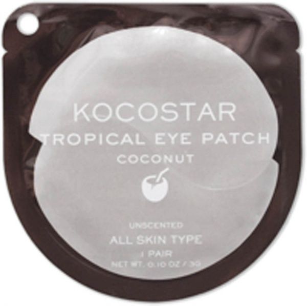 Гидрогелевые патчи Kocostar Tropical Eye Patch Кокос 3 г 2 шт./уп.