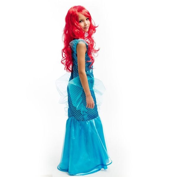 Костюм карнавальный КАРНАВАЛІЯ Русалочка р.134 голубой 85139 