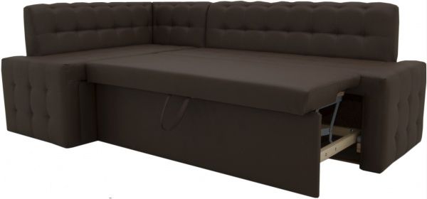 Уголок кухонный Кедр КАРАТ раскладной 7 темно-коричневый 