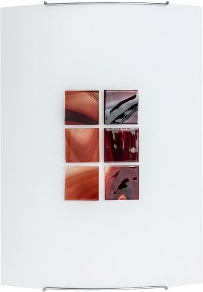 Світильник настінний Nowodvorski Kubik Cola 3 1x100 Вт E27 білийшоколадний 1569 