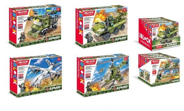Конструктор Iblock Армія, 4 види в асортименті PL-920-164