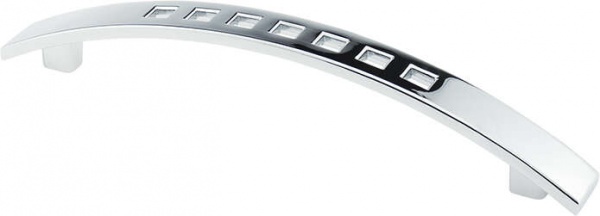 Мебельная ручка скоба DC D-434/128 G2 128 мм хром