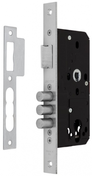 Дверний замок вхідний SANTOS 1-WAY DIN 972 SS UNIV BS50 мм 72 мм нержавіюча сталь