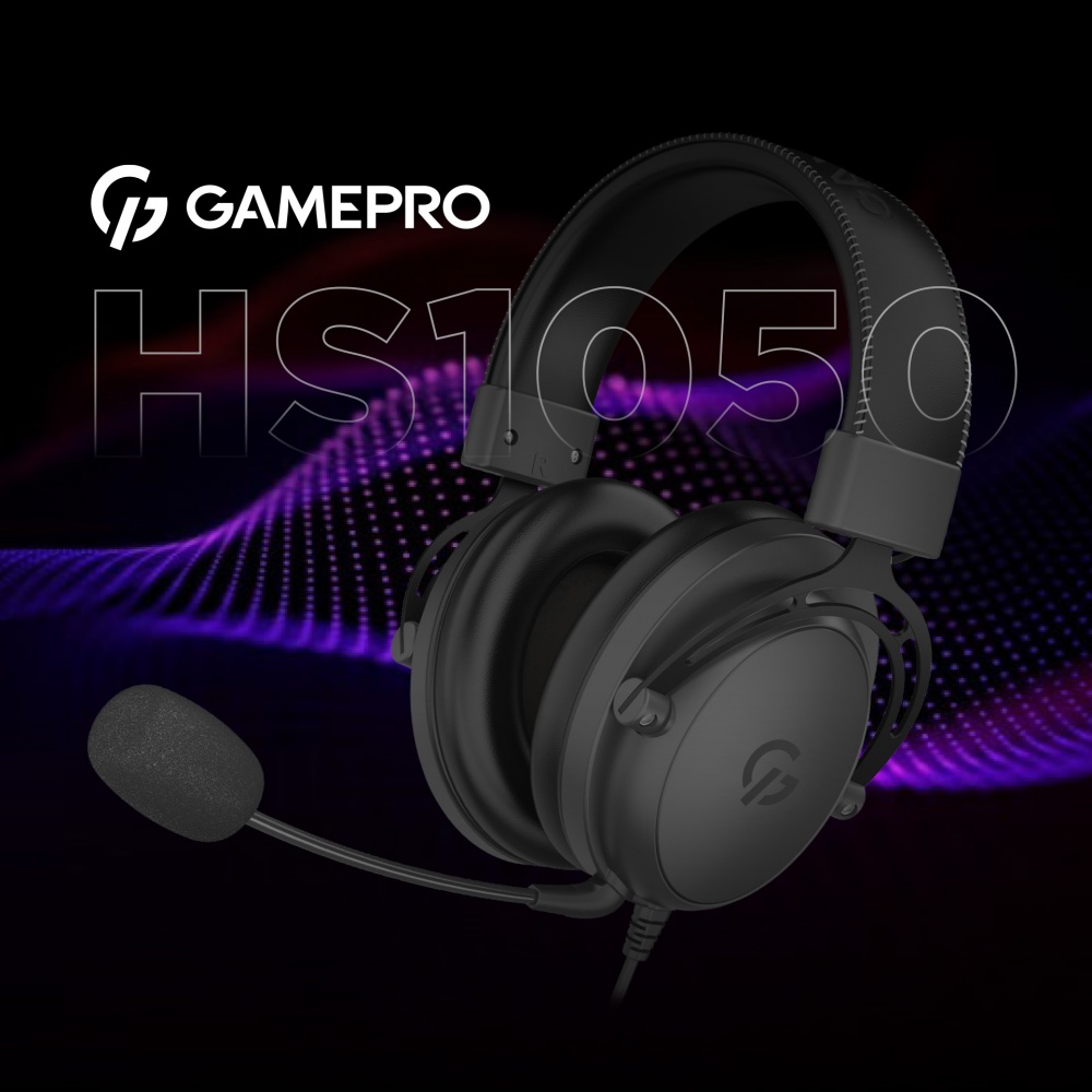 Гарнітура ігрова GamePro HS1050 black (HS1050)