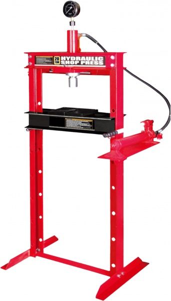 Пресс TORIN гидравлический (горизонтальное расположение насоса) 20 т. вес 110 кг. TY20005 