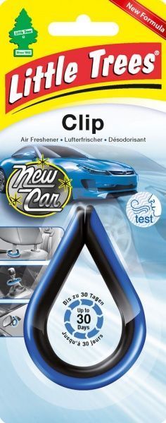 Ароматизатор на зеркало Little Trees Clip новый автомобиль 30 мл 9748.1