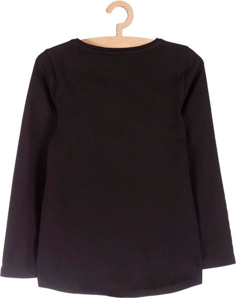 Футболка з довгим рукавом 5.10.15. для дівчинки 3H3923 р.116 чорний 