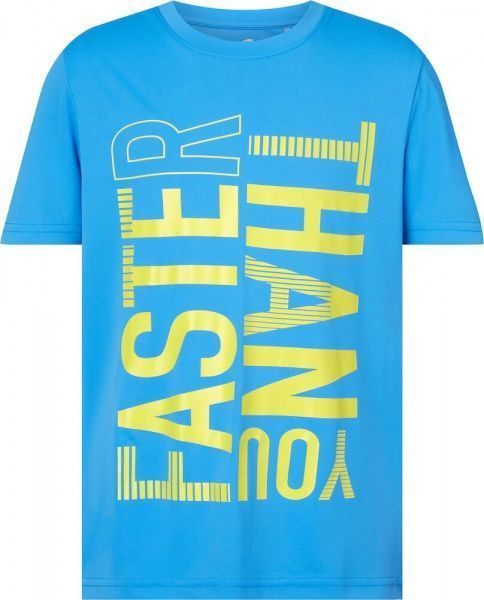 Футболка Energetics Derek IV jrs 411048-900543 176 синьо-салатовий