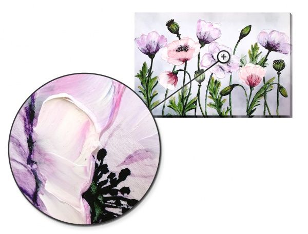 Картина Прозорі маки 60x90 см SvitArt F-482 