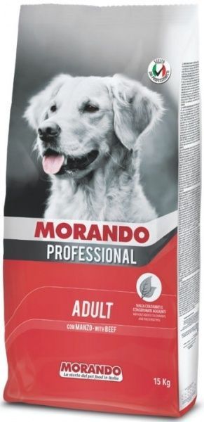 Корм Morando Morando Professional Adult with Veal для дорослих собак, з яловичиною 15 кг