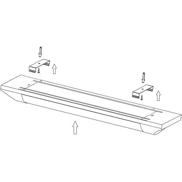 Светильник линейный IEK ДБО 5002 LED 36 Вт 4000 К белый 