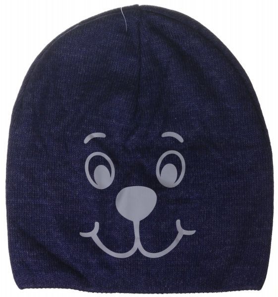 Шапочка детская для мальчика Kraft+ 2299 р.48 синий меланж 