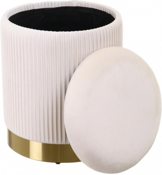 Сундук-пуф для хранения Francis белый 31,5х31,5х38 см 