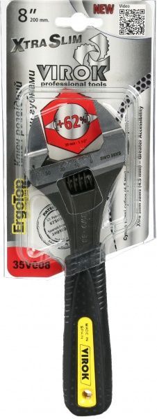 Ключ разводной Virok с тонкими губками 35V008