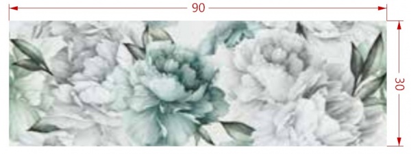 Плитка Ceramika Color Spettacolo Decoro Trionfo Rett SCP005 30x90 