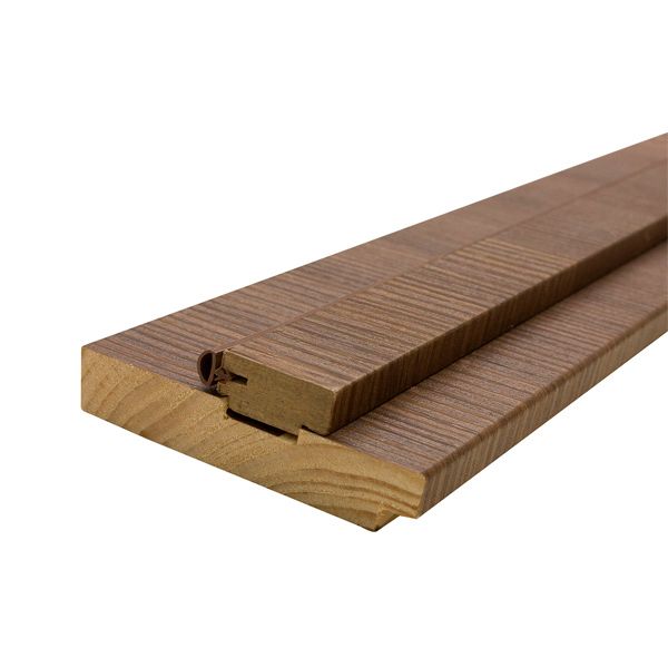 Дверная коробка ОМиС под добор 80x33 мм дуб амбер лайн